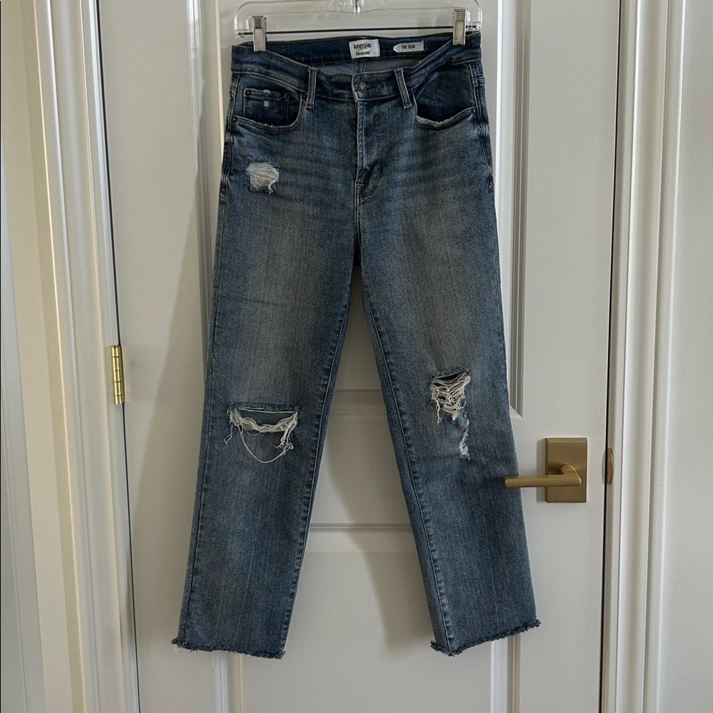 Kensie Women's Straight Leg Jeans - Classic Blue